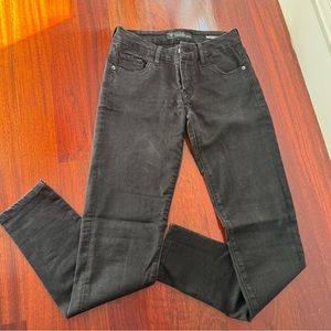 Guess Power Skinny Low Rise Black Jeans - Size 24